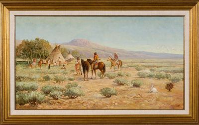 Landscape with Indians