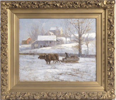 Winter Farm Scene