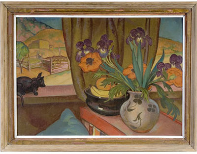 Iris and Poppies