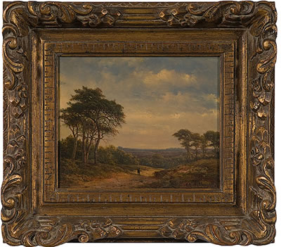 Landscape with Traveler by Alexander Hieronymus Backhuyzen - Auction record, sale price, and art valuation. Compare with similar artists and explore comparable artworks.