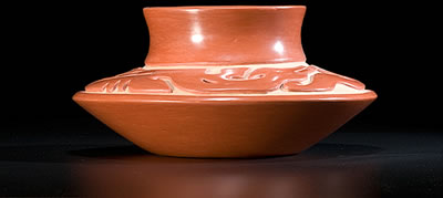 Santa Clara Redware Jar