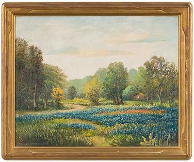 Texas Bluebonnets by Robert Pearson - Auction record, sale price, and art valuation. Compare with similar artists and explore comparable artworks.