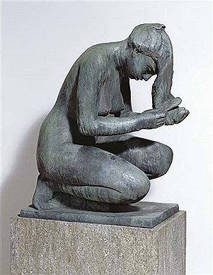 Sich kämmendes Mädchen I, 1953 by Hermann Hubacher - Auction record, sale price, and art valuation. Compare with similar artists and explore comparable artworks.