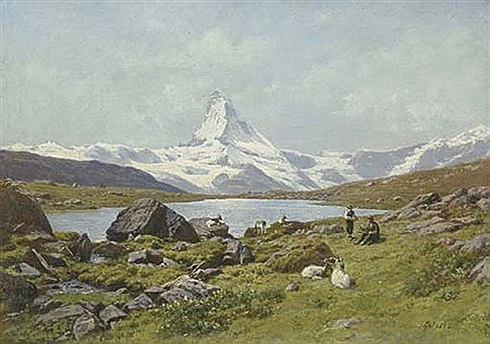 Sample artwork by Johann Josef Geisser (1824 - 1894), known for painting - View similar artists and auction records