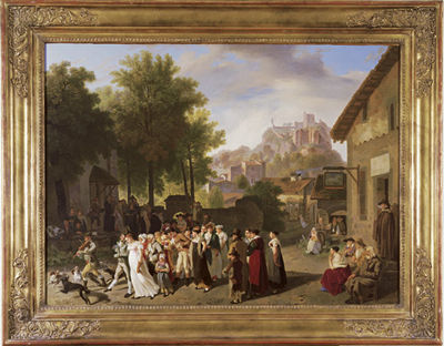 Noce villageoise (au Cheval Blanc), 1816