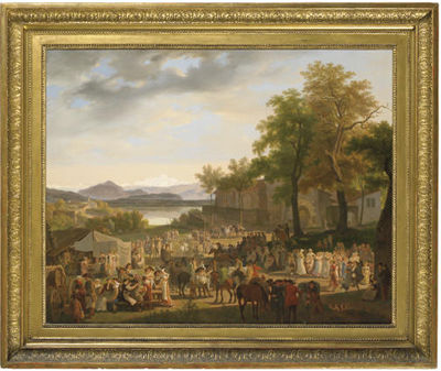 Fête villageoise, 1816 by Wolfgang Adam Topffer - Auction record, sale price, and art valuation. Compare with similar artists and explore comparable artworks.