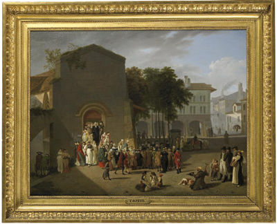 La sortie du temple, 1810