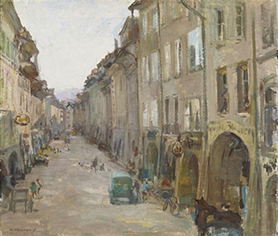 Metzgergasse in Bern, 1936, (heute Rathausgasse)