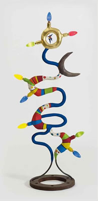 Lampe mit kleiner Nana by Niki de Saint Phalle & Jean Tinguely - Auction record, sale price, and art valuation. Compare with similar artists and explore comparable artworks.