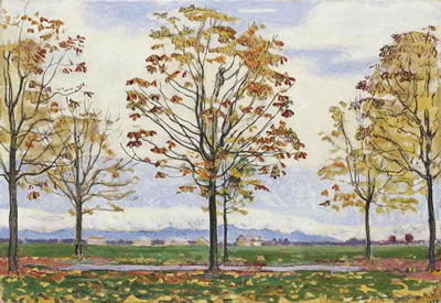 Kastanienallee bei Biberist, 1898
