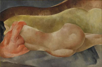 Nu sur sofa, um 1926-27