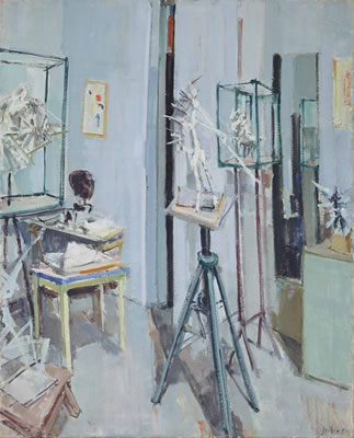 Atelier von Germaine Richier, 1954