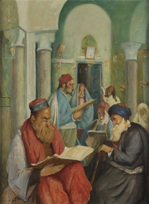 A la synagogue