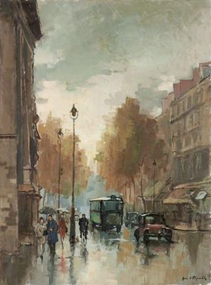 Sample artwork by Philippe Bergerat (Born 1926), known for painting - View similar artists and auction records