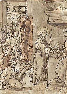 Saint Francois-de-Paule prenant une braise dans ses mains by Andrea Lilio - Auction record, sale price, and art valuation. Compare with similar artists and explore comparable artworks.