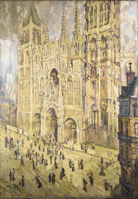 Vue de la cathédrale de Rouen by Pierre Jean Baptiste Louis Dumont - Auction record, sale price, and art valuation. Compare with similar artists and explore comparable artworks.