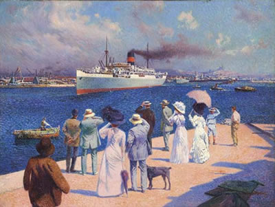 Sample artwork by David Dellepiane (1866 - 1925 or 1932), known for painting - View similar artists and auction records
