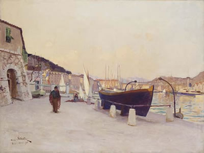 Matin de pêche dans le vieux port de Nice