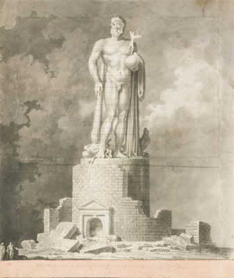 Monument surmonté d'une statue d'Hercule portant un globe sur lequel se tient une allégorie de la Fortune by Ennemond Alexandre Petitot - Auction record, sale price, and art valuation. Compare with similar artists and explore comparable artworks.