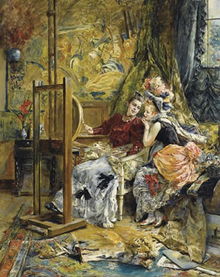 L'artiste et l'admiratrice