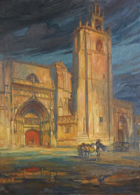Cathédrale de Palencia dans la région Castille et Léon, en Espagne.