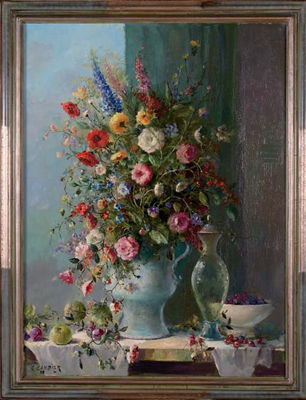Nature morte au bouquet de fleurs by Guy Cambier - Auction record, sale price, and art valuation. Compare with similar artists and explore comparable artworks.