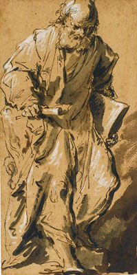 Un apôtre debout by Pietro Antonio III Novelli - Auction record, sale price, and art valuation. Compare with similar artists and explore comparable artworks.