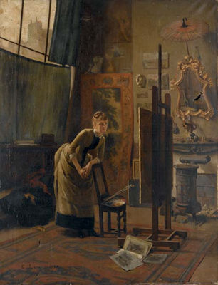 Sample artwork by Étienne Leroy (Born 1828), known for painting - View similar artists and auction records