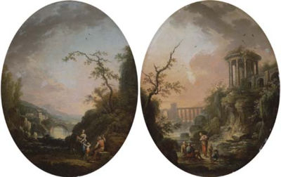 Paysages italianisants animés de personnages, une paire (2) by Jean Baptiste Charles Claudot - Auction record, sale price, and art valuation. Compare with similar artists and explore comparable artworks.