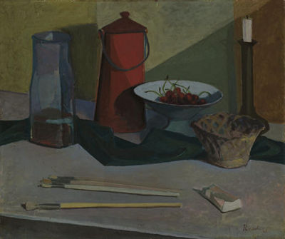 Nature morte aux pinceaux