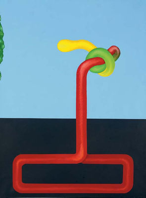 Sample artwork by Joel Kermarrec (1939 - 2022), known for absract, non-objective pencil and mixed-media drawings, teaching - View similar artists and auction records