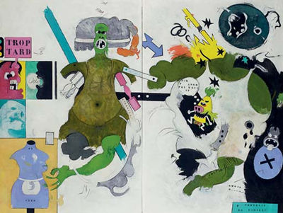 Sample artwork by Herve Telemaque (1937 - 2022), known for painting and sculpture - View similar artists and auction records