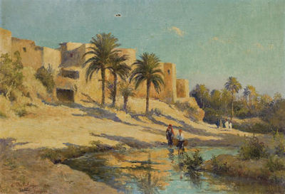Oasis à Gabès, Tunisie