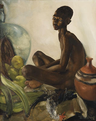 Garçon assis