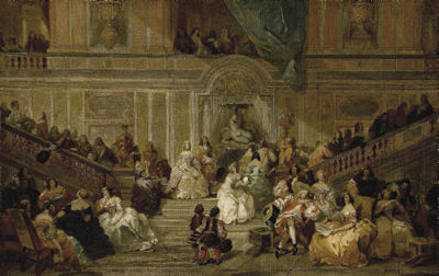 L'Escalier des Ambassadeurs, à Versailles by Eugène Louis Lami - Auction record, sale price, and art valuation. Compare with similar artists and explore comparable artworks.