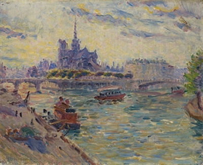 Vue de Notre-Dame de Paris