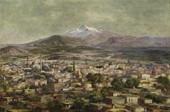 Vue de Bursa (Brousse) by Halid Naci - Auction record, sale price, and art valuation. Compare with similar artists and explore comparable artworks.