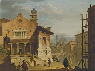 Vue d'une église italienne