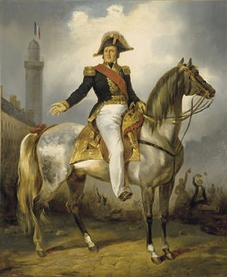 Louis-Philippe devant la colonne Vendôme en 1830
