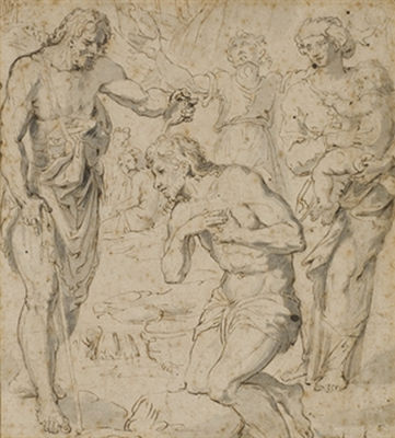 Le baptême du Christ by Raymond De Lafage - Auction record, sale price, and art valuation. Compare with similar artists and explore comparable artworks.