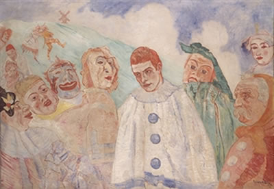 Le désespoir de Pierrot (Pierrot le jaloux) by James Sidney Ensor - Auction record, sale price, and art valuation. Compare with similar artists and explore comparable artworks.