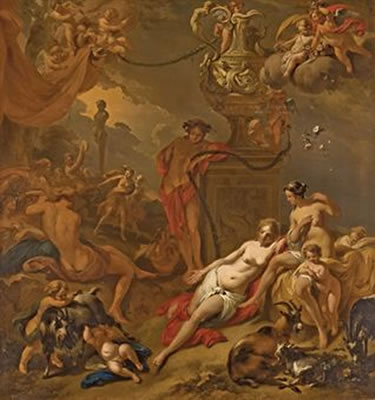 L'Enfance de Jupiter by Nicholaes Pietersz Berchem - Auction record, sale price, and art valuation. Compare with similar artists and explore comparable artworks.