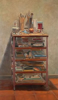 L'étagère du peintre by Rafael Cidoncha - Auction record, sale price, and art valuation. Compare with similar artists and explore comparable artworks.