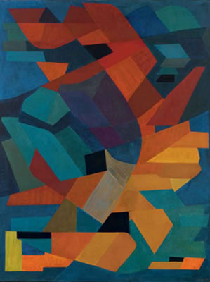 Sample artwork by Jean Deyrolle (1911 - 1967), known for abstract expressionsit and cubist painting, graphic arts, teaching - View similar artists and auction records