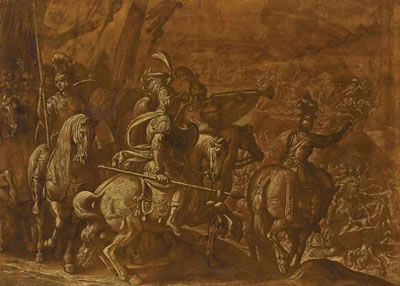 Scène de bataille