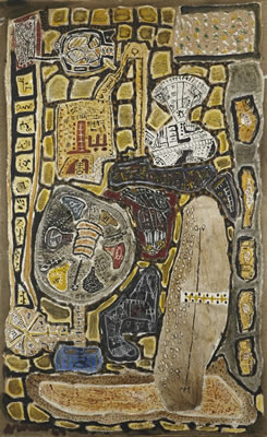 Sample artwork by Francois Arnal (1924 - 2012), known for abstract painting, sculpture, furniture making - View similar artists and auction records