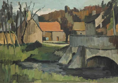 Pont sur le Laizon à Ouézy