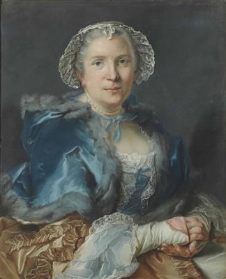 Portrait de femme en buste à la robe bleue by Louis Vigee - Auction record, sale price, and art valuation. Compare with similar artists and explore comparable artworks.