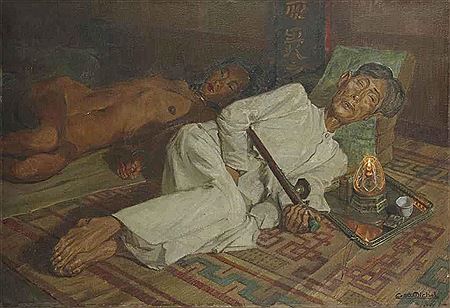 Le fumeur d'opium by Michel Georges-Michel - Auction record, sale price, and art valuation. Compare with similar artists and explore comparable artworks.