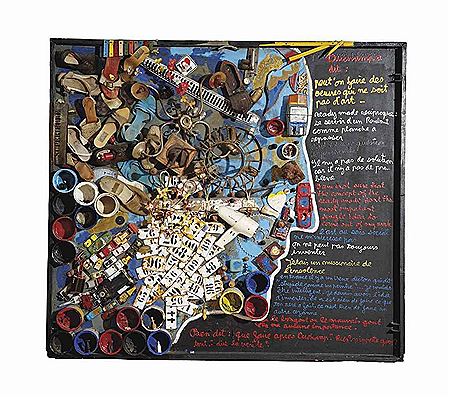 Sample artwork by Ben Vautier (1935 - 2024), known for fluxus-art, performance, mail-art, text based painting - View similar artists and auction records